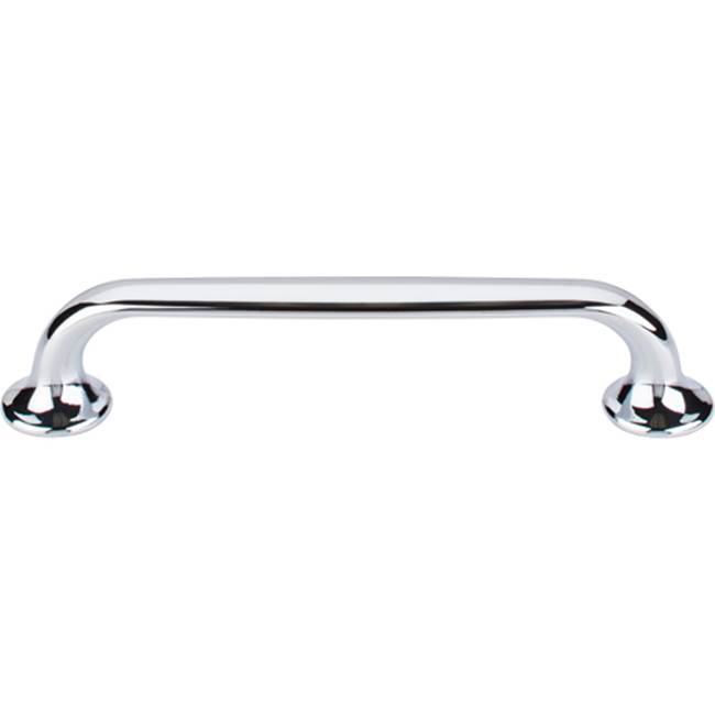 Top Knobs Oculus Oval Pull 5 1/16 Inch (c-c) Polished Chrome