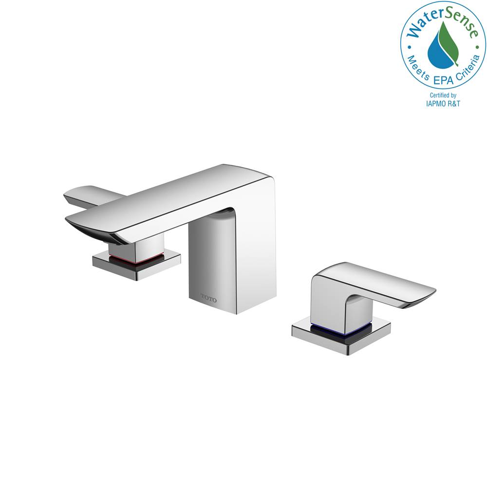 TOTO Toto® Gr Series 1.2 Gpm Two Handle Widespread Bathroom Sink Faucet With Drain Assembly, Polished Chrome
