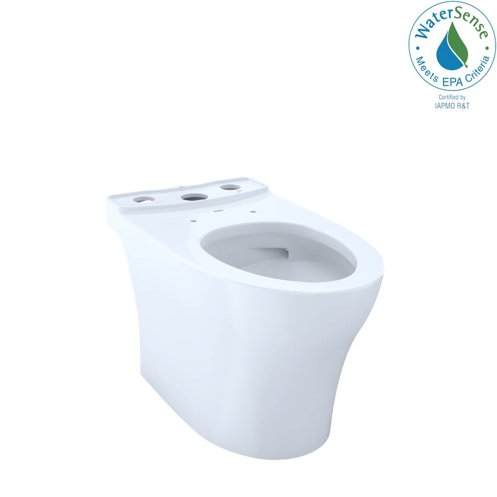 TOTO Toto Aquia Iv Elongated Skirted Toilet Bowl With Cefiontect, Cotton White - Ct446Cugn#01