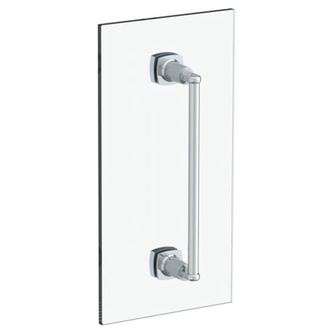 Watermark H-Line 12'' shower door pull/ glass mount towel bar