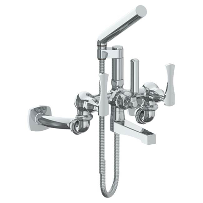Watermark Wall Mounted Exposed Bath Set with Hand Shower