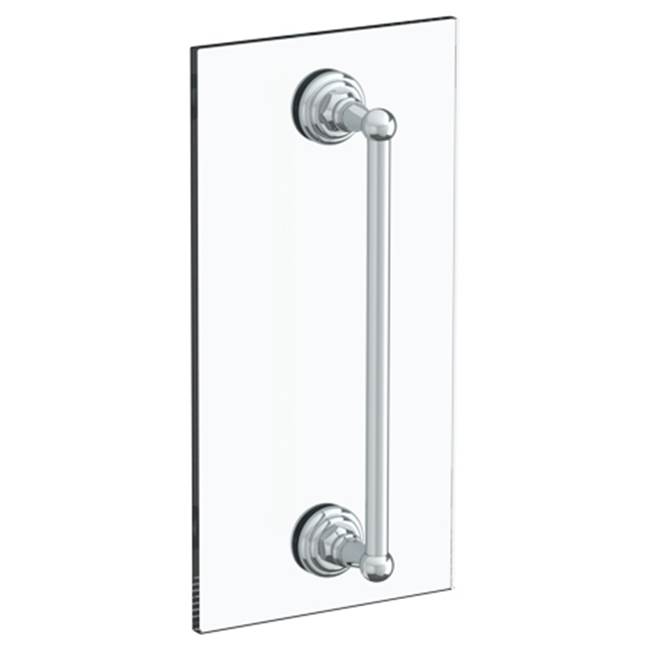 Watermark Rochester 12'' shower door pull/ glass mount towel bar