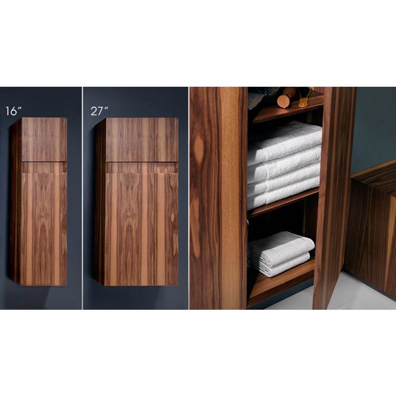 WETSTYLE Furniture ''M'' - Linen Cabinet 16 X 60 - Left Hinges - Oak Natural